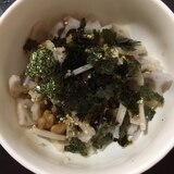 レンコンごま海苔納豆